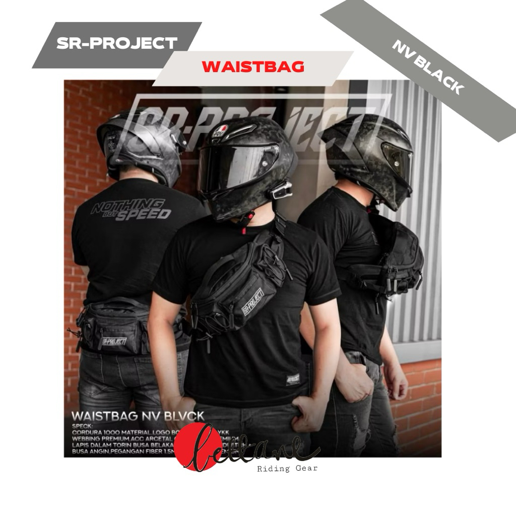 SR-PROJECT waistbag SR-PROJECT NV Black Edition waterproof