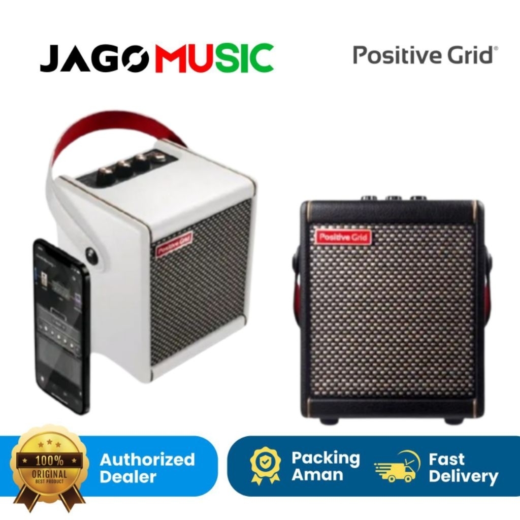 Positive Grid Spark MINI Ampli Gitar Cerdas Portabel Hitam