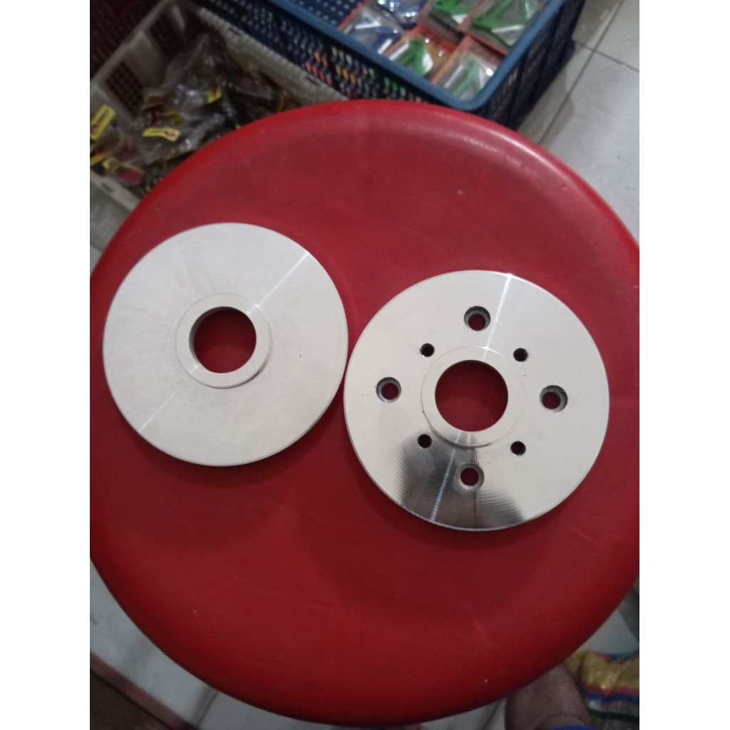 ADAPTOR CAKRAM/PLENDES BELAKANG UNTUK MOTOR BEBEK HONDA SUPRA, KARISMA, REVO DLL