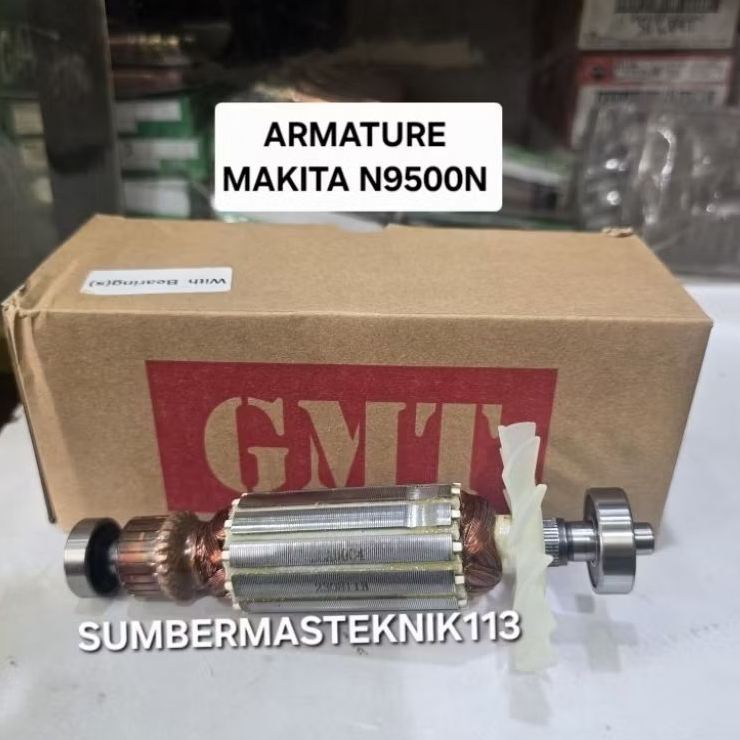 ARMATURE MAKITA N9500N ANGKER ROTOR DINAMO ARMATUR MESIN GERINDA TANGAN MAKITA N 9500 N GMT
