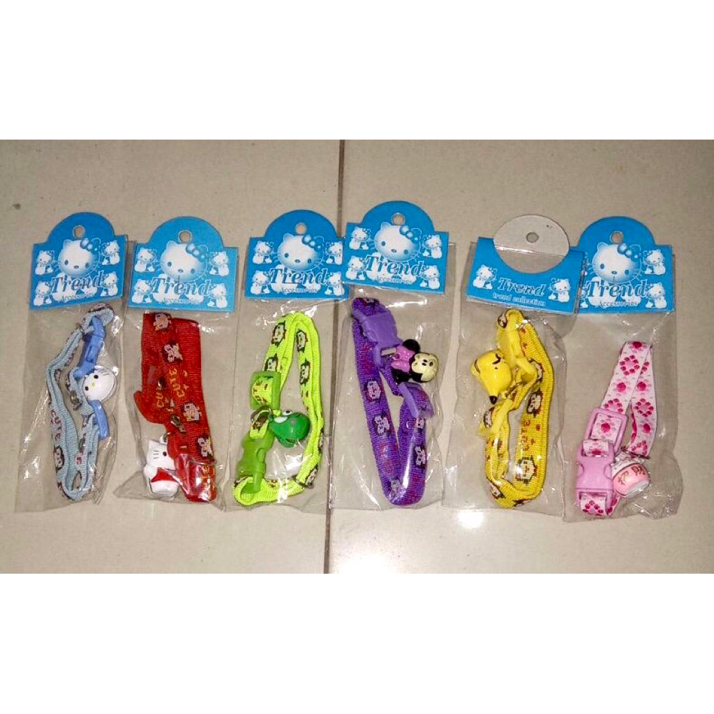 Kalung Kucing Lonceng Karakter