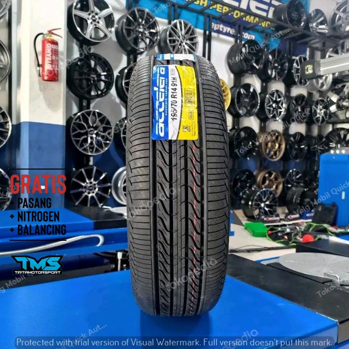 BAN MOBIL RDIAL RING 14 ACCELERA ECO PLUSH 195 70 R14 TUBELESS MURAH