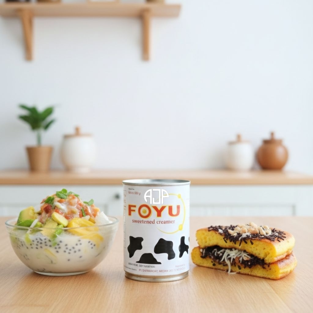 FOYU Susu Kental Manis Putih | Kemasan Kaleng 500 gram