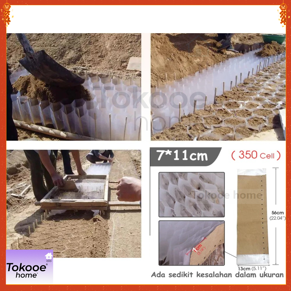 350Lubang Polybag Kecil Untuk Bibit7X11/8x13CmPolibag Semai Plastik Semai Bibit Cabe Kantong Tanaman