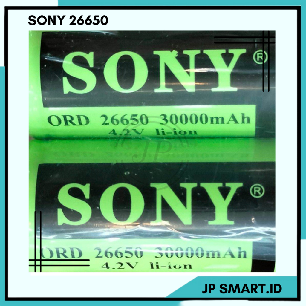Sony 26650 Baterai 30000Mah Rechargeable Li-ion 4.2V Flat Top Untuk Senter Besar Senter Sedang Dan L