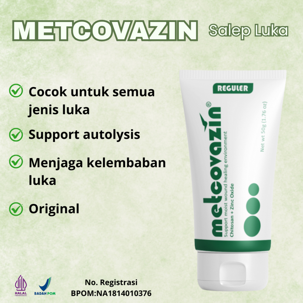 Metcovazin Salep Luka 25gr – Obat Luka Diabetes, Borok & Luka Kronis Ampuh