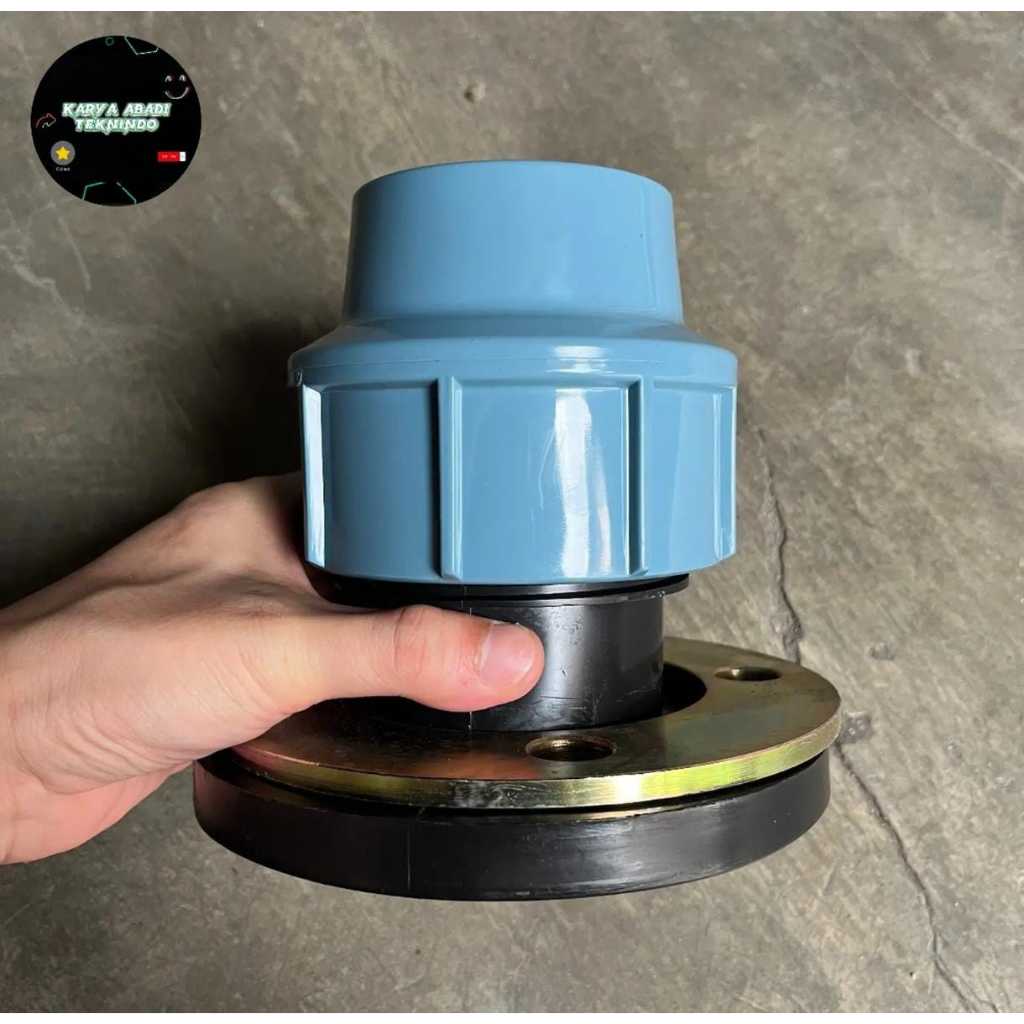 Fitting Hdpe Flange Adaptor 90mm + Flange Besi