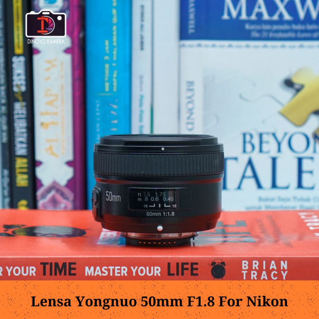 Lensa Yn 50mm f1.8 for Nikon AFS Second Kondisi Baik