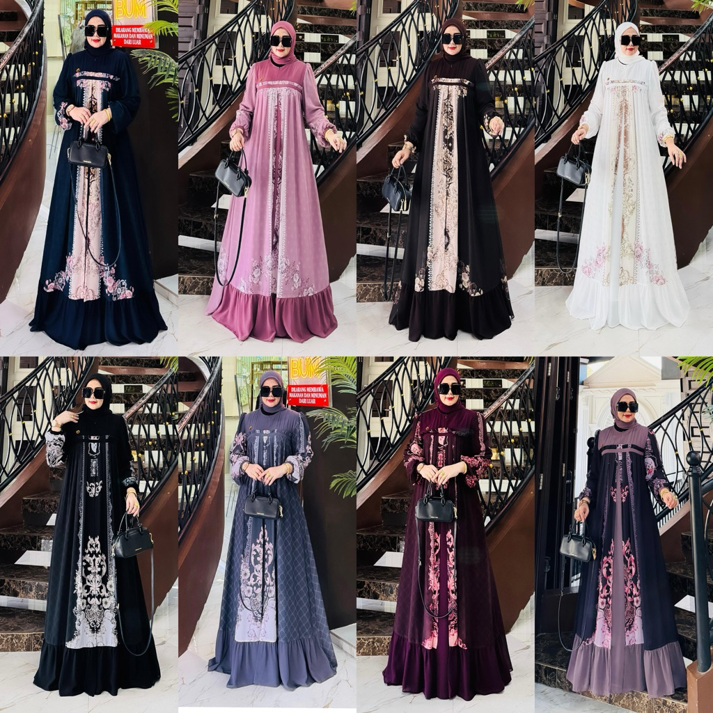 ELSYFA SET HIJAB SEMI OUTER/ SAYYARA / NIKITA / AMELIA / SAMIRA GAMIS SET HIJAB / LAURA B / RUKMANA 