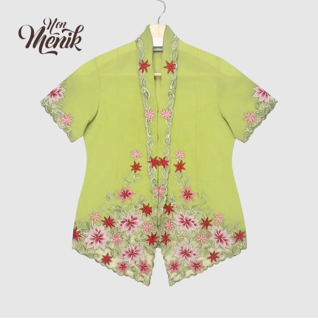 SSS KEBAYA HIJAU LEMON BUNGA2