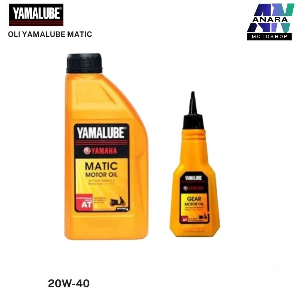 PAKETAN OLI YAMALUBE MATIC + OLI GARDAN YAMALUBE OLI YAMALUBE MATIC SEMI SYNTHETIC 20W-40