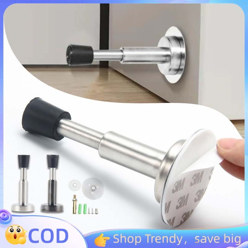 Elastisitas Penahan Pintu Kamar Mandi Karet Penahan Pintu Rumah Penyangga Pintu Stainless Steel