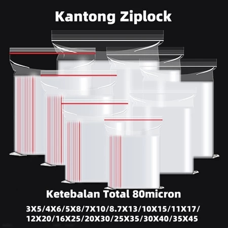 PLASTIK KLIP ZIPLOCK 20 x 30 cm PLASTIK KLIP ZIPLOCK CLIP 20x30cm