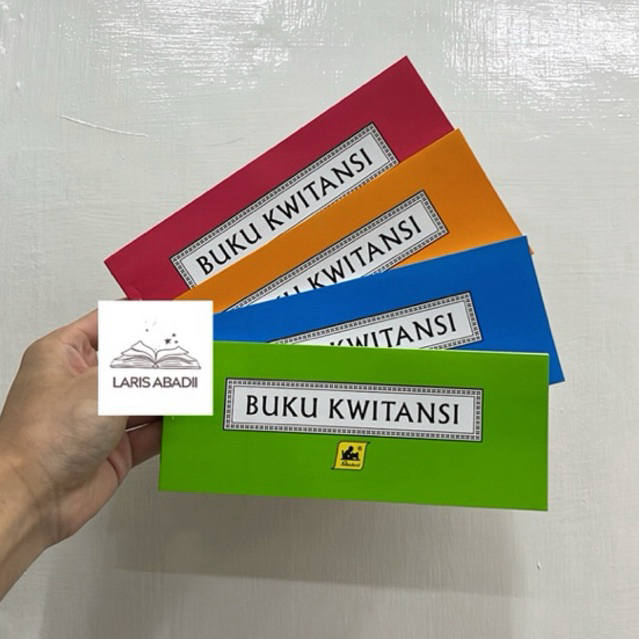 Buku Kwitansi Standard Warna Kecil Keuangan