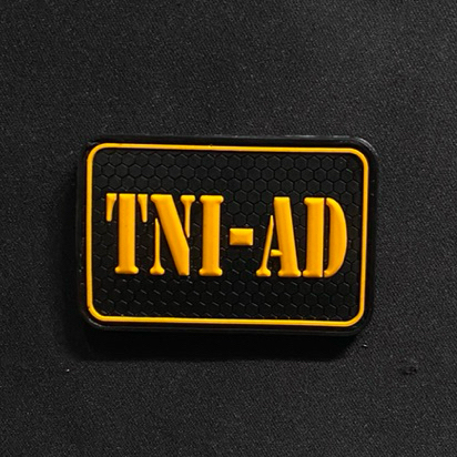 patch rubber TNI-AD perekat velcro