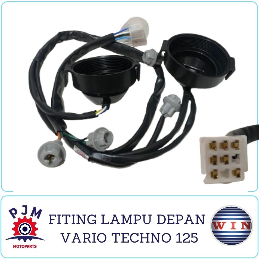 WIN- SOKET/FITING LAMPU DEPAN VARIO 125,VARIO TECHNO 125