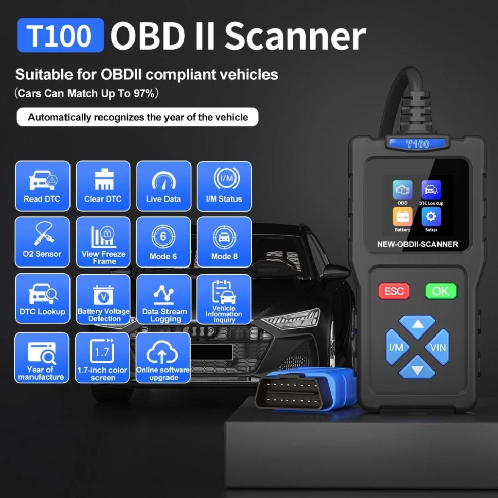 COD OBD2 Scanner Mobil Universal Diagnostik Asli