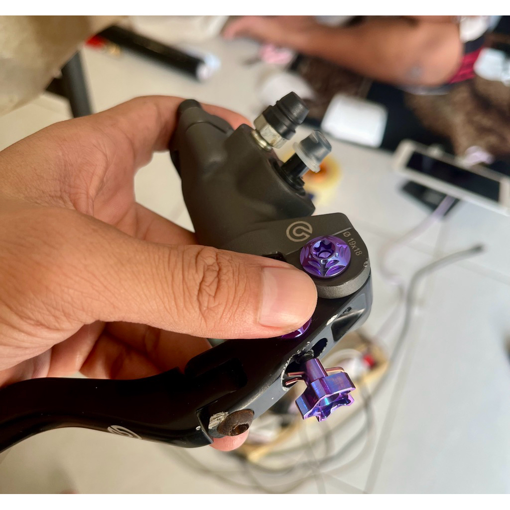 Stelan Brembo radial gallespeed titanium original Vietnam