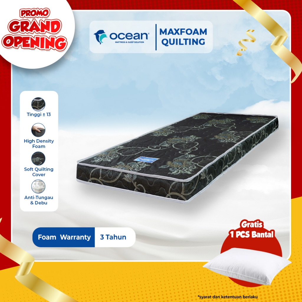 OCEAN SPRINGBED - KASUR / TILAM / KASUR LANTAI / KASUR BUSA MAXFOAM QUILTING BY OCEAN