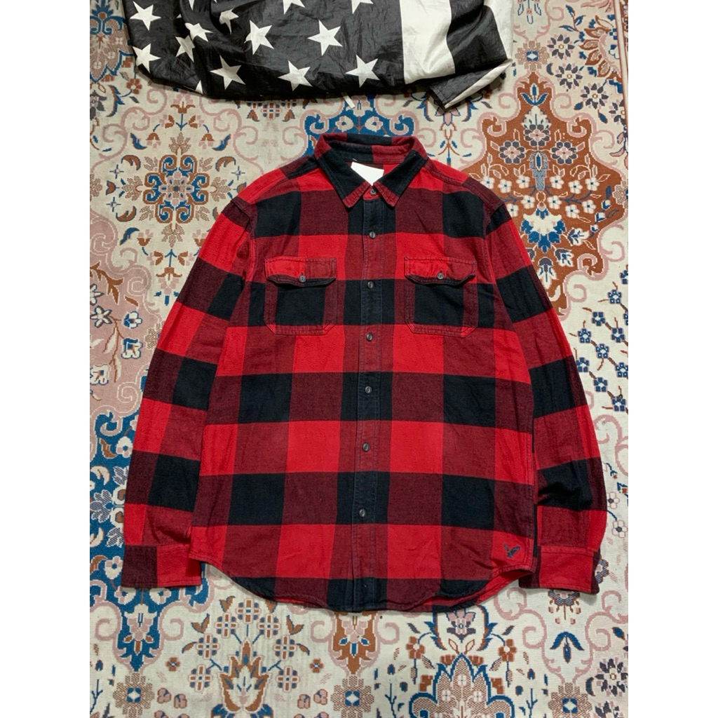 KEMEJA FLANEL AMERICAN EAGLE
