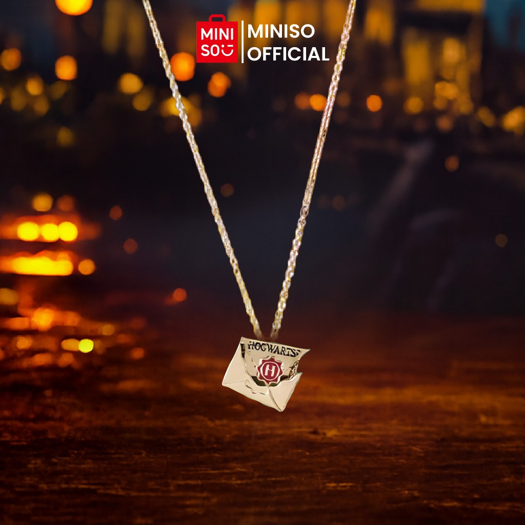 MINISO X Harry Potter Envelope Necklace Kalung Aksesoris Tema Harry Potter