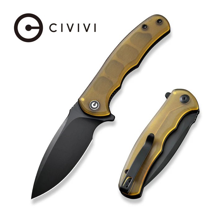 CIVIVI Mini Praxis Flipper Knife Ultem Handle (2.98" D2 Blade) C18026C-5