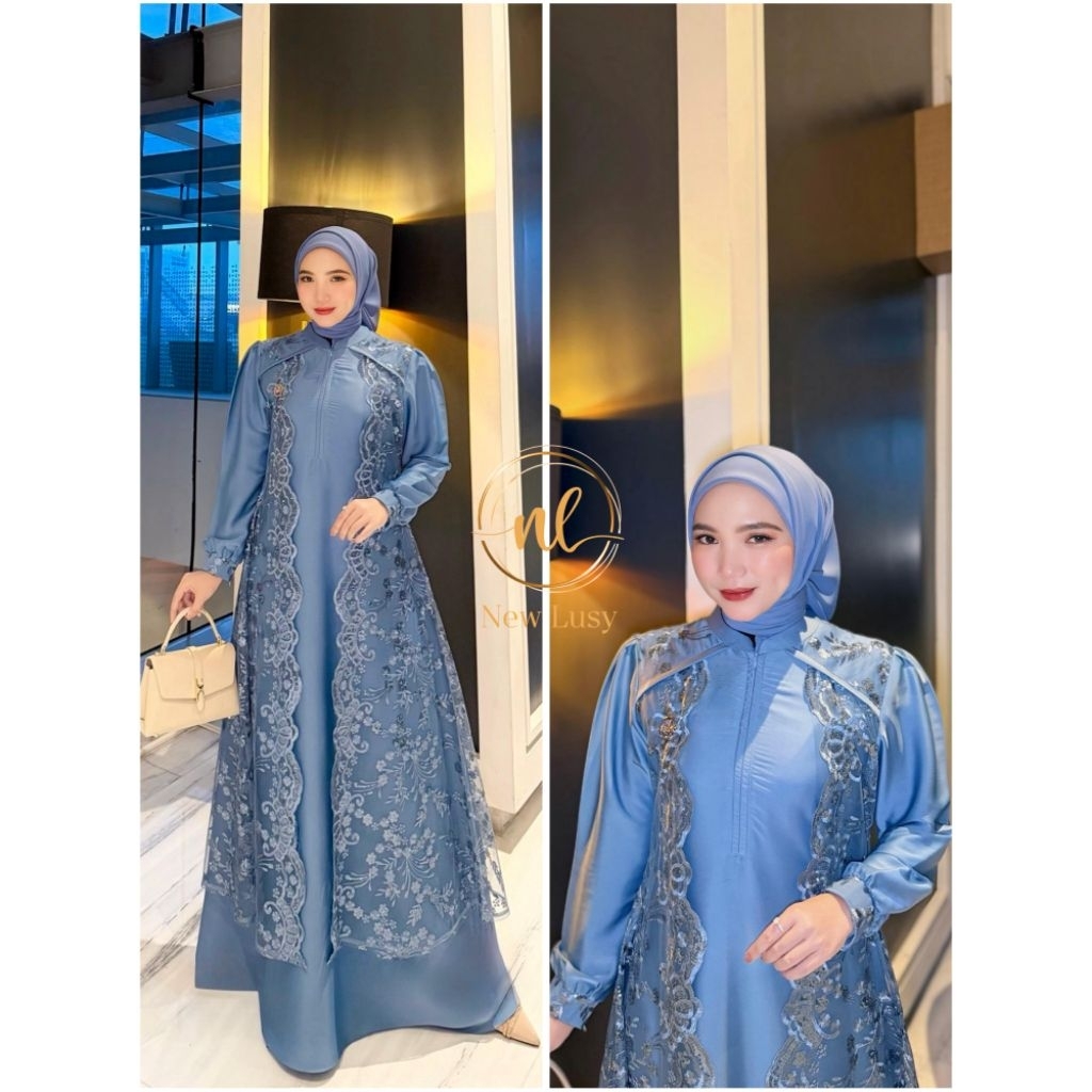 New Gamis Aswan By New Lusy//Madinah.ras Best Seller