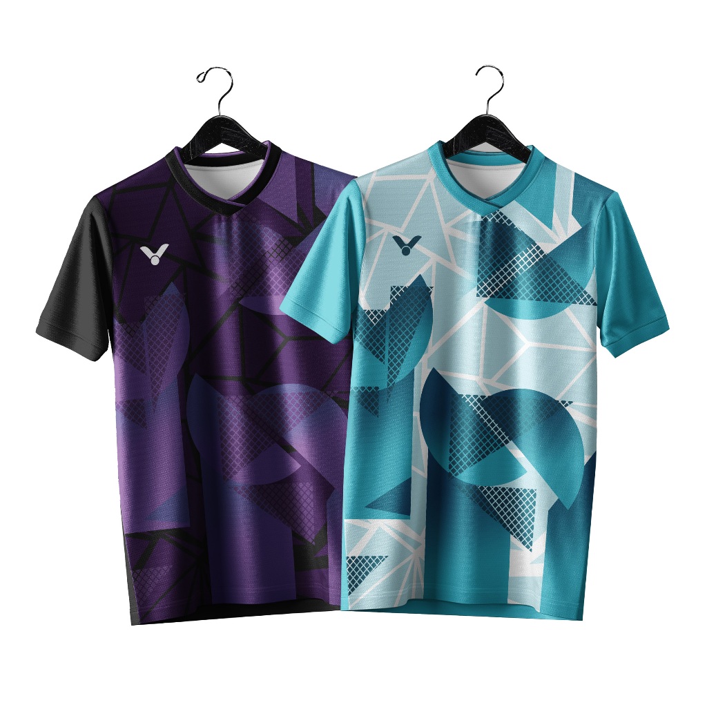 Jersey Badminton Victor Indonesia Free Request Nama Punggung Drifit Premium ABsport