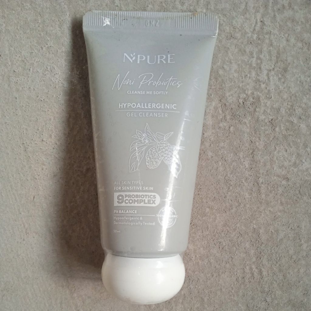 preloved face wash npure noni probiotics 50 ml new