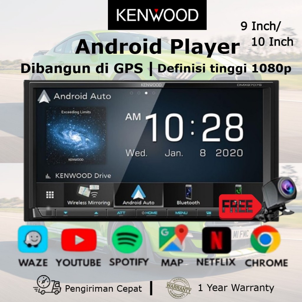[BARU][6GB RAM+64GB ROM] 2025 Newest Android Player 9"10 inch Quad Core Car Multimedia MP5 Player