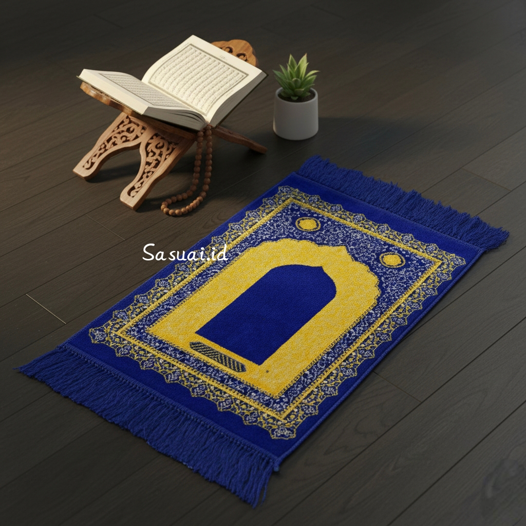 Paket 4  Pcs Sajadah Kecil/Sajadah Mini untuk Pria dan Wanita - Perlengkapan Sholat