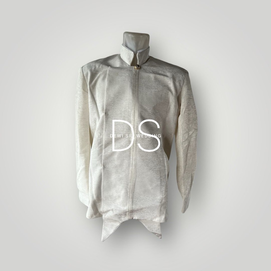 Sorjan putih tulang/beskap atela putih tulang/Beskap Jogja putih tulang