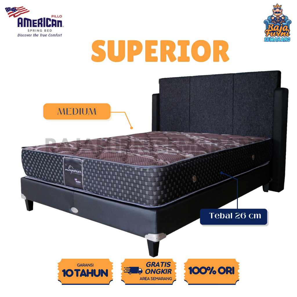 Springbed Superior American Pillo