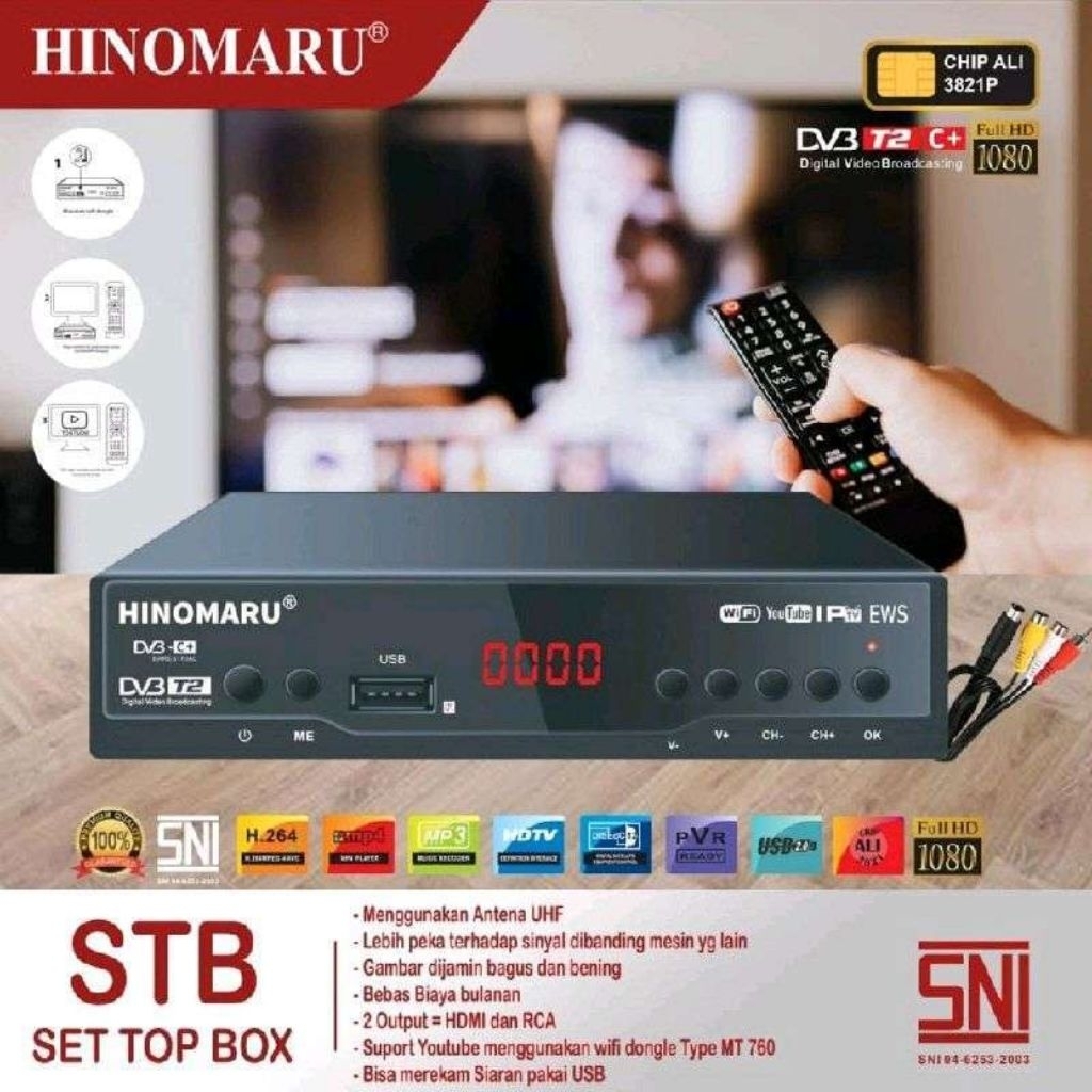 Hinomaru STB DVB T2 C+