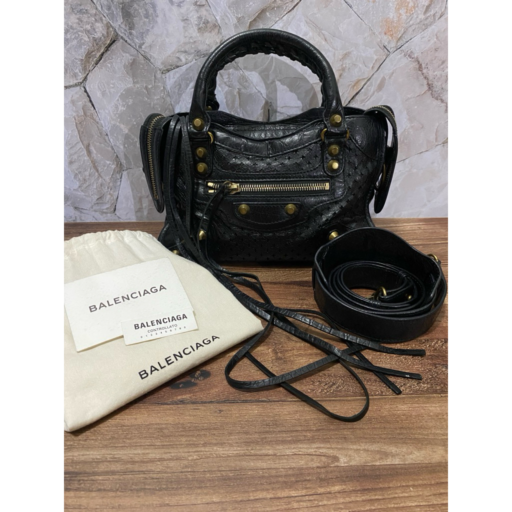 Balenciaga Mini City Lasercut