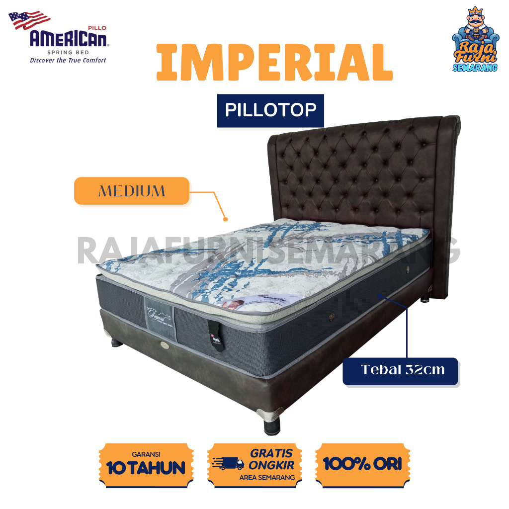 Springbed Imperial Pillo Top American Pillo