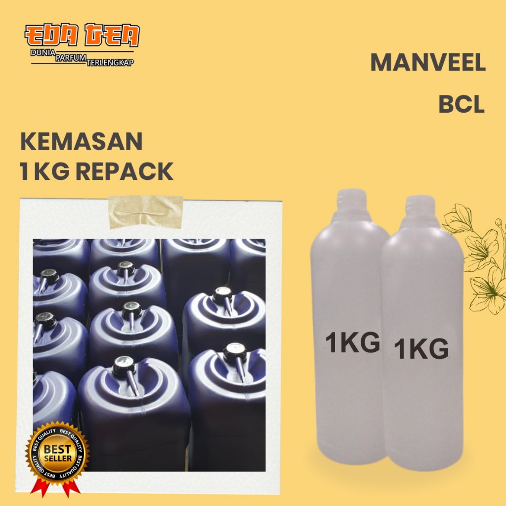 bibit parfum murni BCL  MANVEEL 1KG