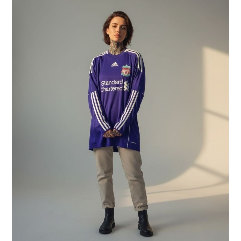 Jersey original liverpool goalkeeper 2010 techfit (pi) (bnwt)