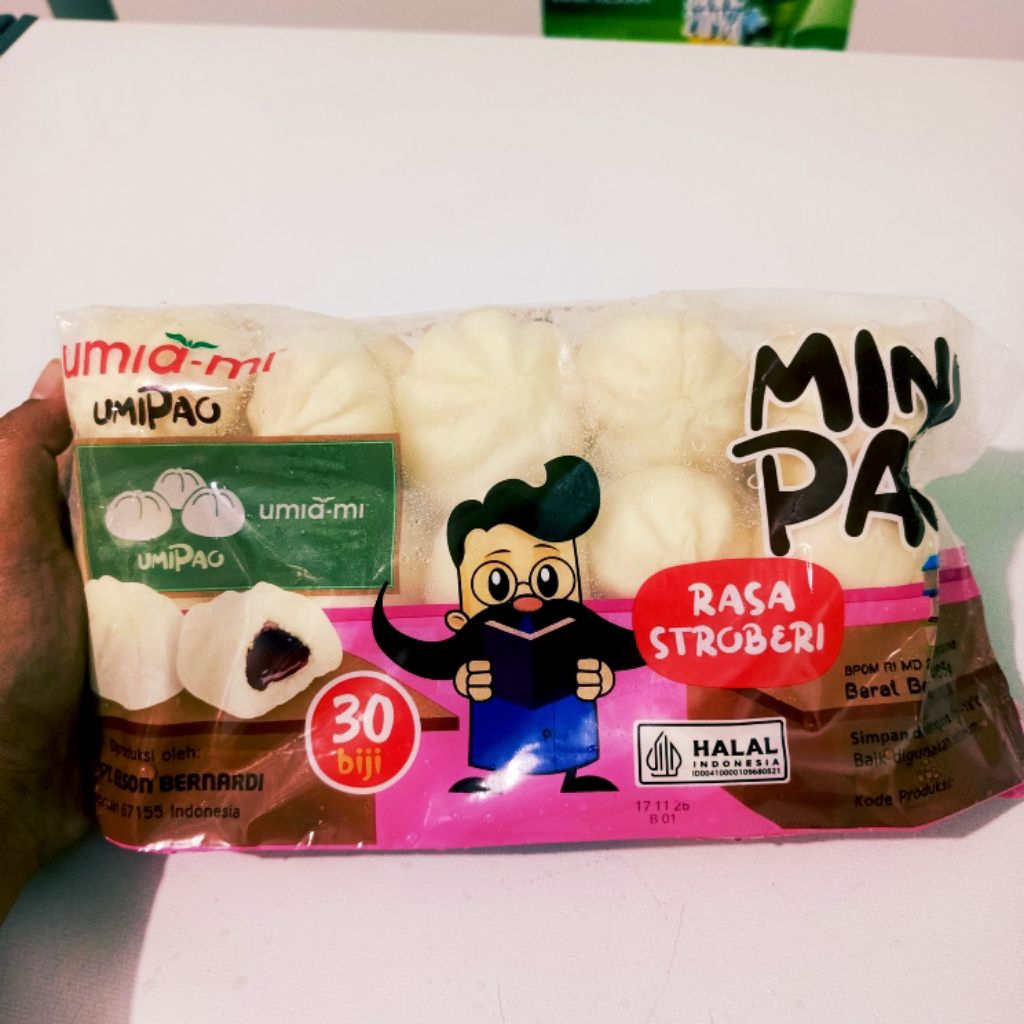 minipao strawberry isi 30