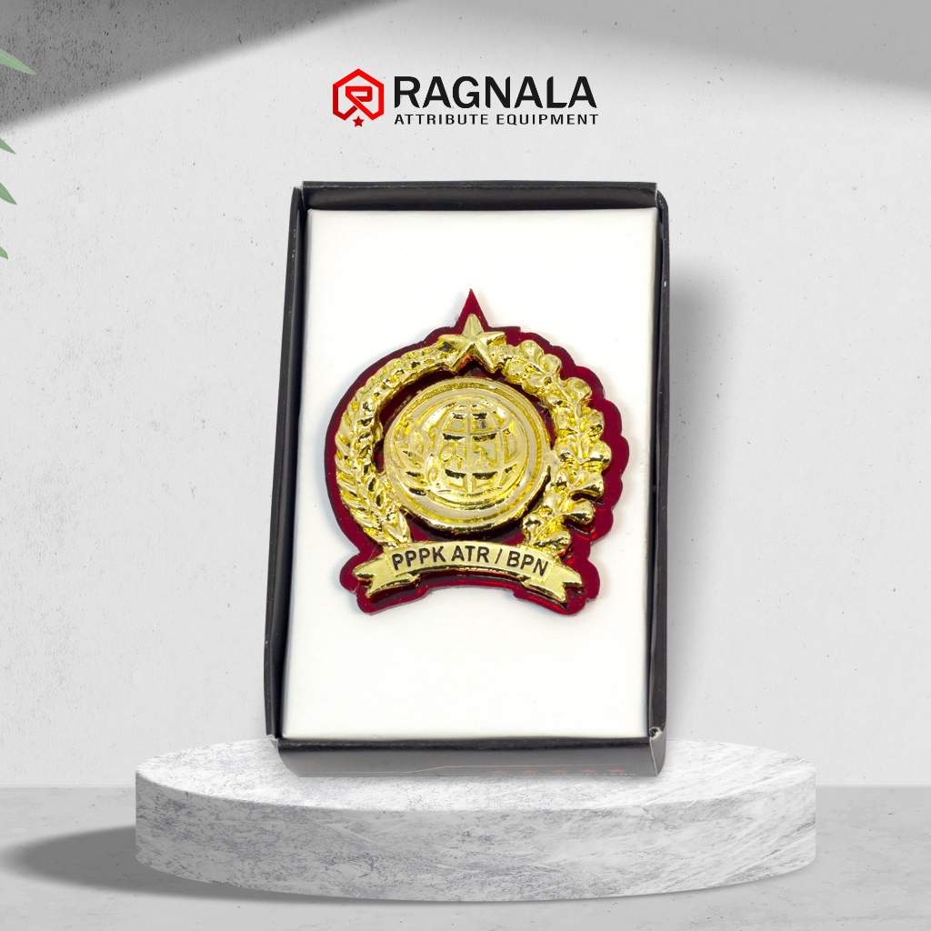 Pin Jabatan PPPK ATR BPN Akrilik Magnet Paku Premium