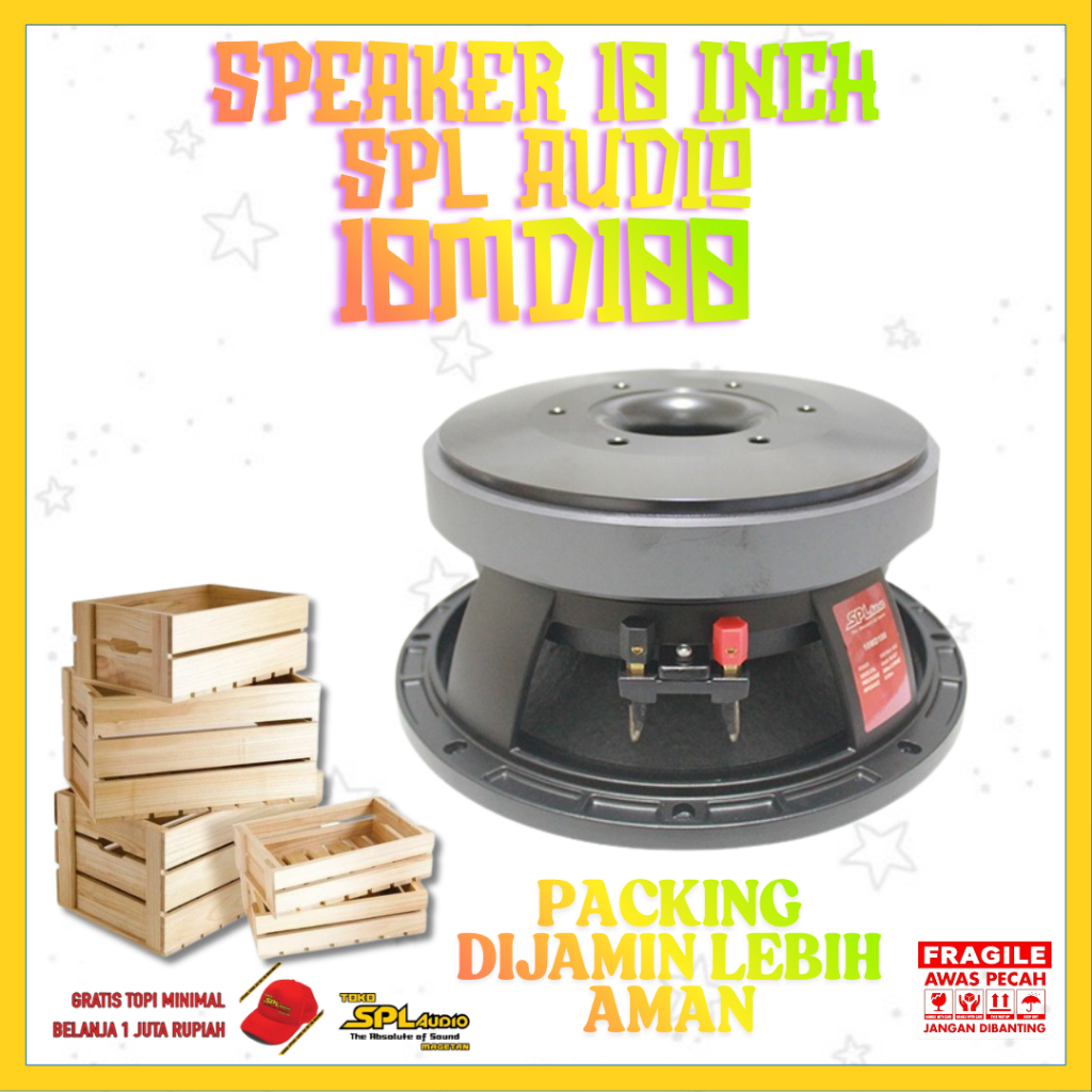 SPL Audio Speaker 10 Inch Tipe 10MD100