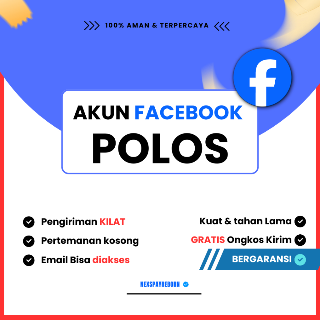 Akun fb Polos Kuat & Bergaransi | Akun Facebook lama | Akun Facebook Spam | Akun Facebok 2fa Aktif