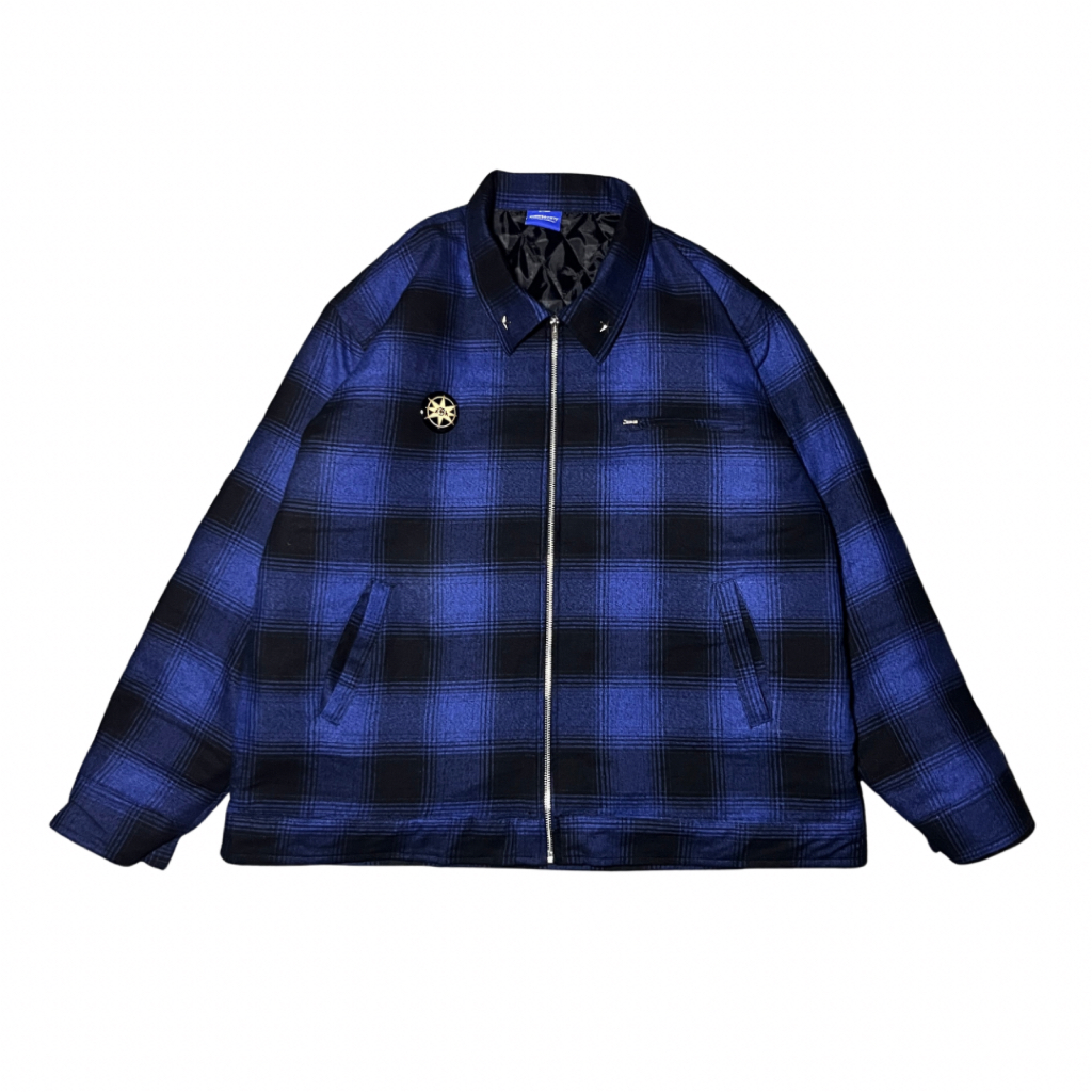Kubik Society Flanel Veterano Jaket - Blue Veterano Jacket Eksklusif