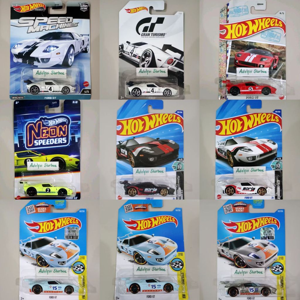 hotwheels hot wheels ford gt factory sealed hw speed graphics gulf 15 atmv22 stamp united states of 