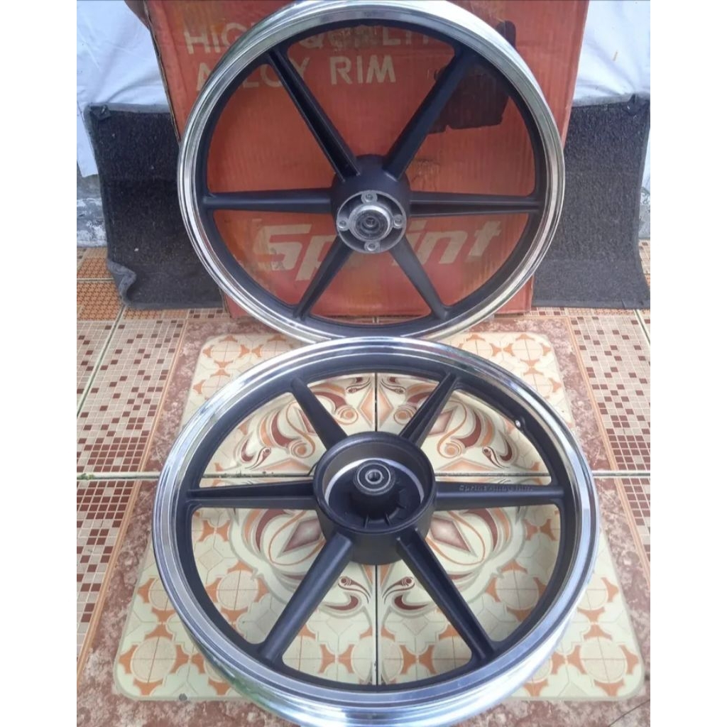 Velg original sprint Alloy Uk 160 185 Ring 17 for Satria 2 tak Shogun 110 Tornado