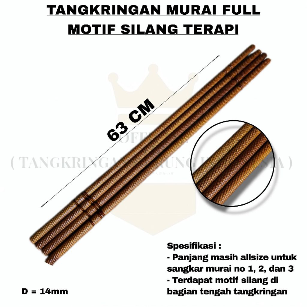 Tangkringan Murai Terapi Motif Silang