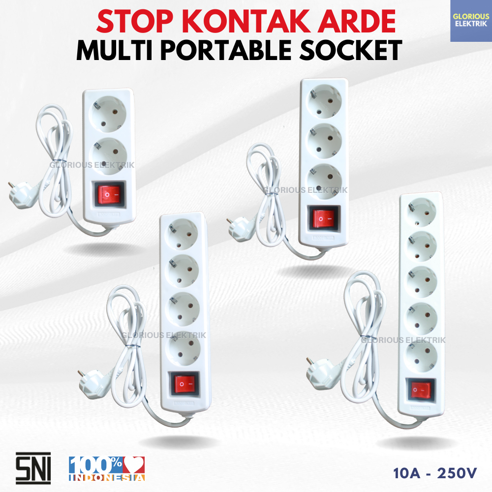 Stop Kontak Kabel Panjang 5 Meter