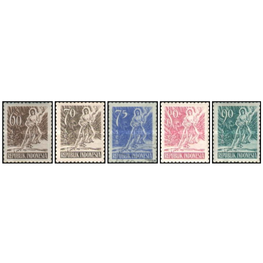 Perangko Filateli Indonesia 1953 Spirit Of Indonesia