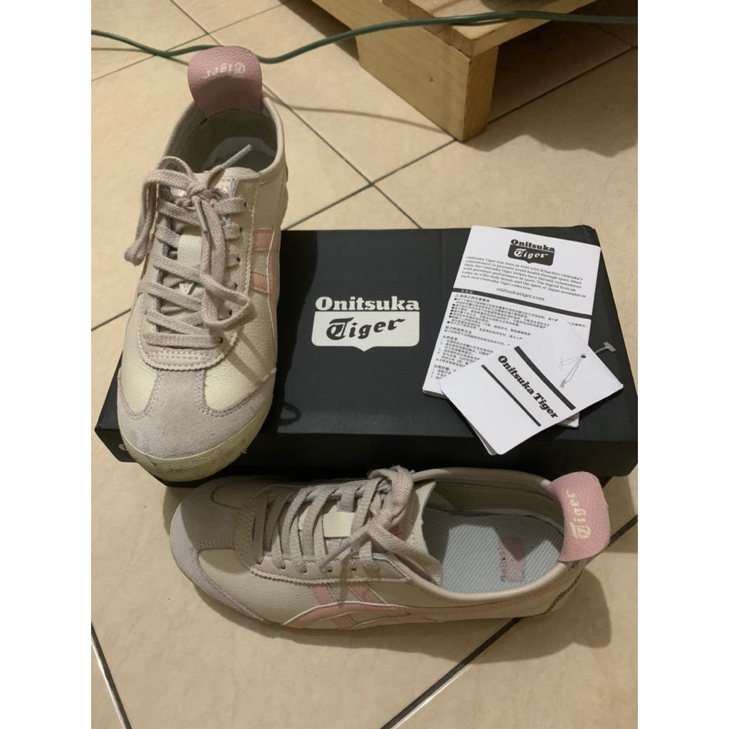 ONITSUKA TIGER MEXICO 66 CREAM PINK PRELOVED