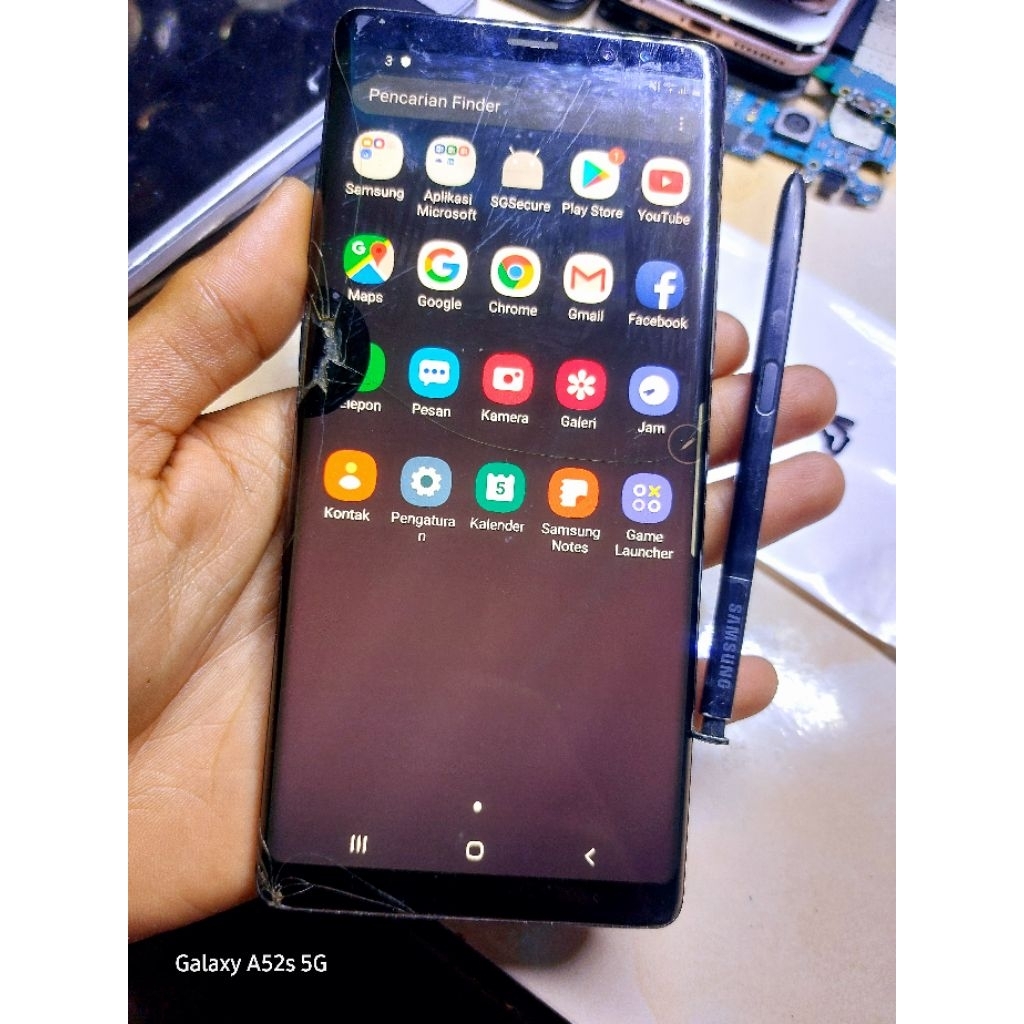 Unit Samsung Note 8 6/64GB 4G Normal Minus Bisa pakai
